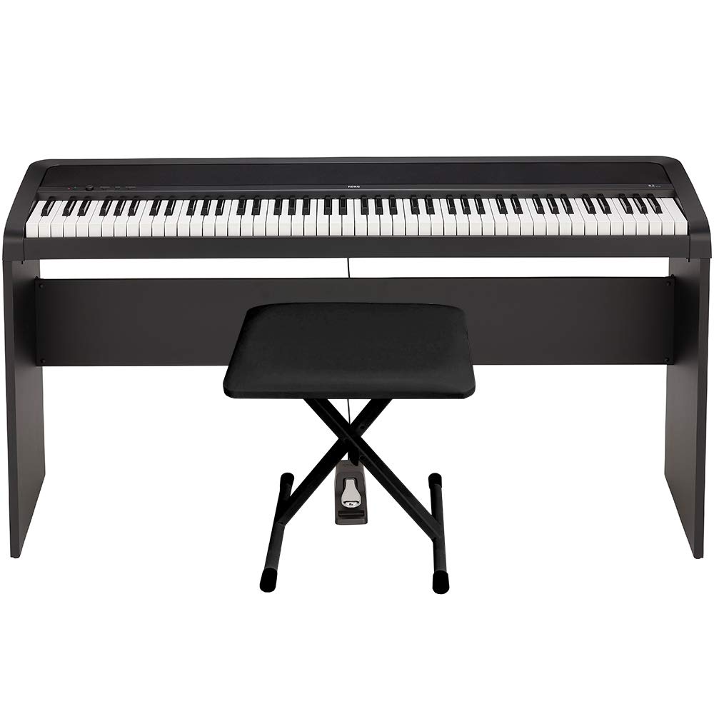 Amazon | KORG(コルグ) 電子ピアノ B2 BK 88鍵 ブラック 専用スタンド