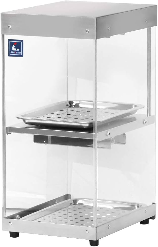 Amazon.co.jp: 業務用フードケース ホットショーケース 3面ガラス(背面