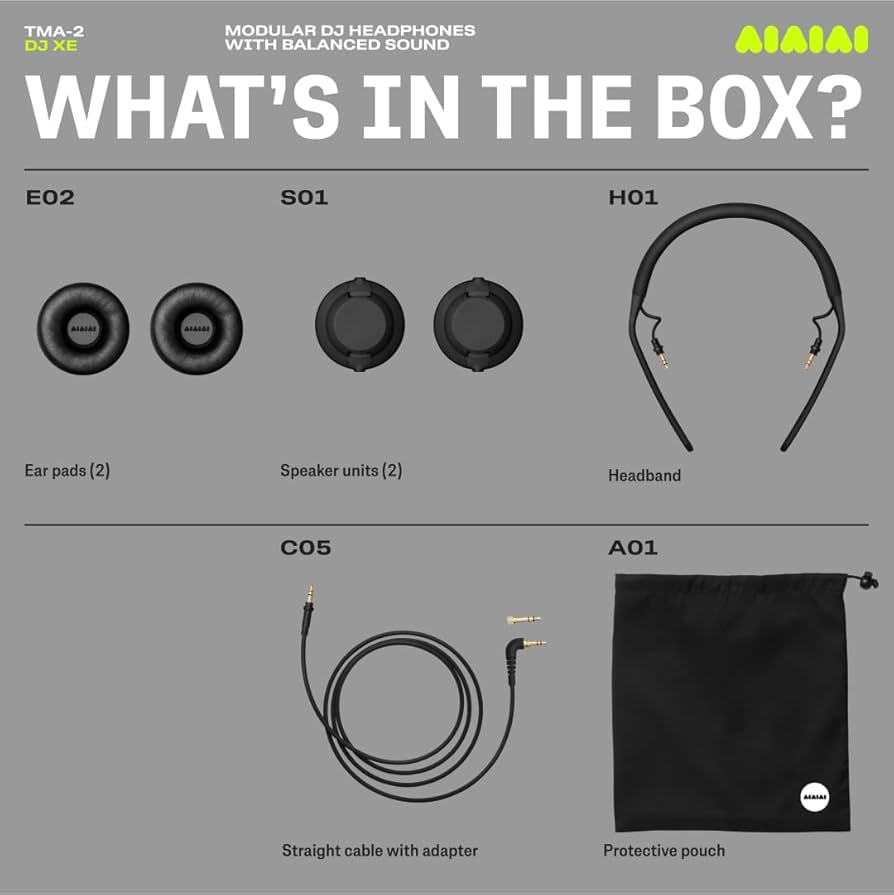 Amazon.com: AIAIAI TMA-2 DJ XE Ultra Light Weight DJ Headphones