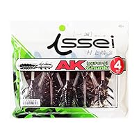 Amazon.co.jp: イッセイ(ISSEI) ワーム AKチャンク 4インチ アカマツ