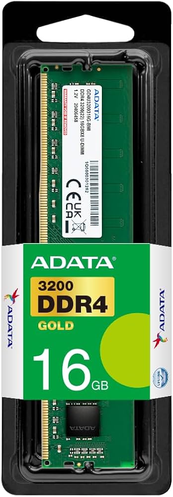 ADATA Premier DDR4 3200MHz 16GB UDIMM 288Pins Desktop PC Memory