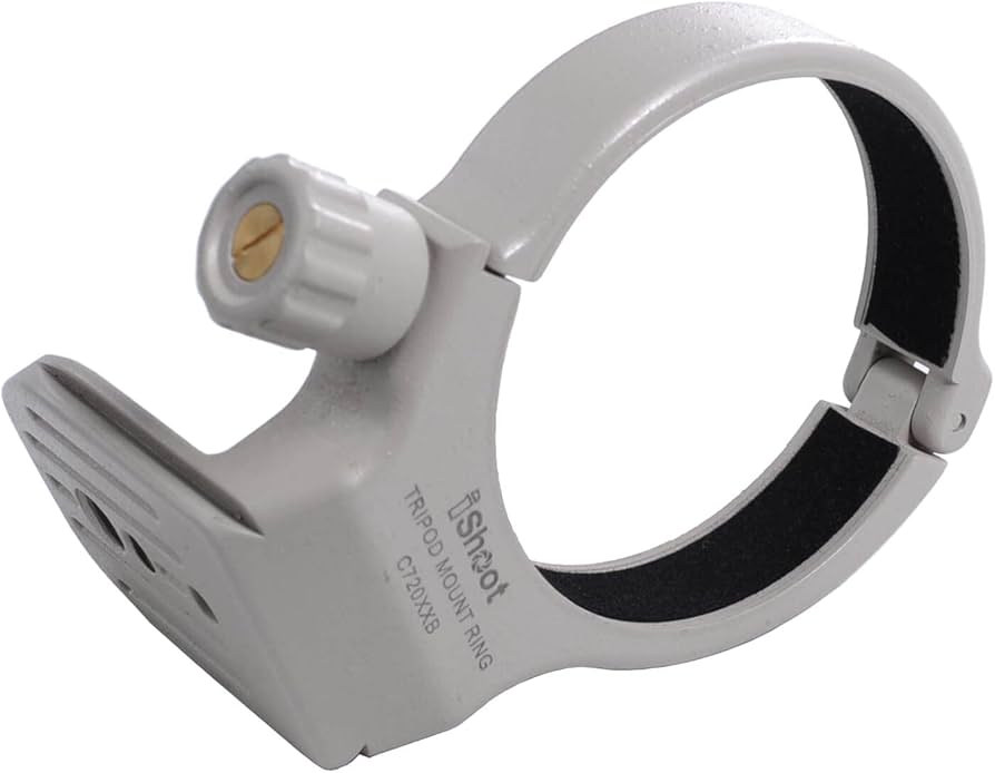 Amazon | iShoot 金属リング式三脚座、レンズサポート、三脚マウント