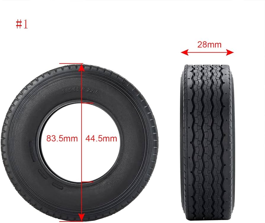 Amazon | 22/25/28/30mmラバータイヤタミヤ用ホイールタイヤ1/14 RC