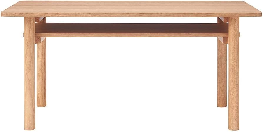 Amazon.co.jp: 無印良品 木製ミドルテーブル・オーク材 幅110×奥行55