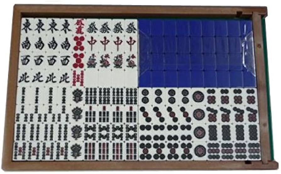 Amazon.co.jp: 全自動麻雀卓【雀友】用麻雀牌 《紺色・黄色2面1