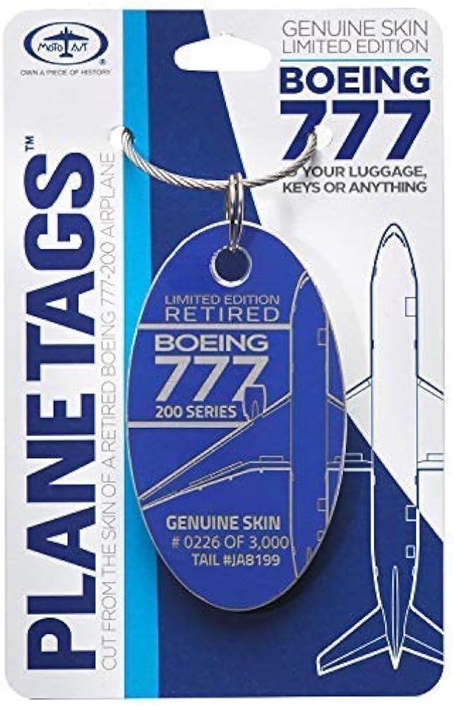 Amazon.co.jp: PLANETAGS B777 JA8199 Blue ANA 全日空 機体