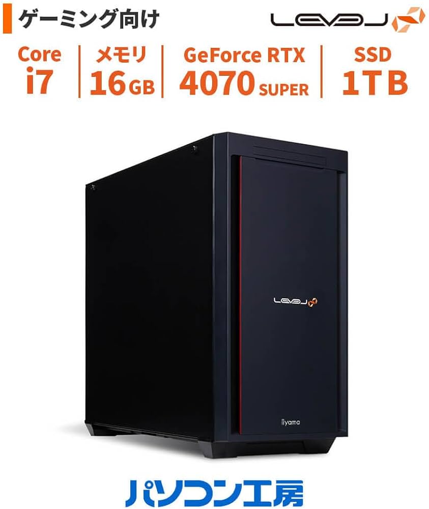 Amazon.co.jp: iiyama PC ゲーミングPC LEVEL INFINITY [Core i7