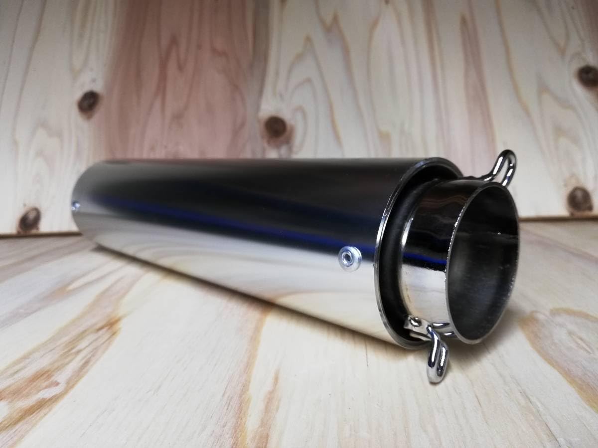 Amazon | エンデ サイレンサー 銀×メッキ 50．8汎用CBX400Fマフラー