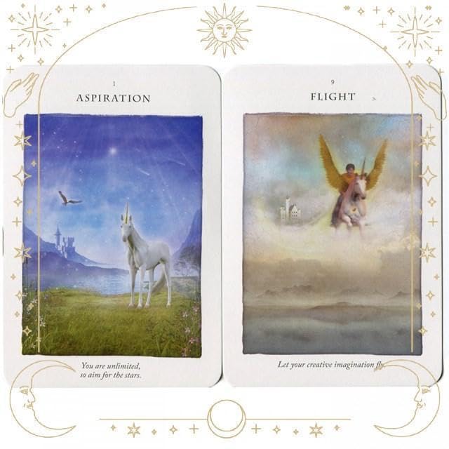 Amazon.co.jp: 品海外美麗デッキユニコーン ペガサス オラクルカード