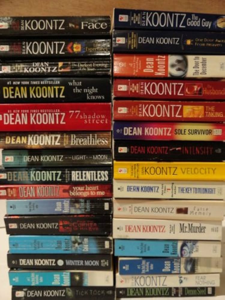 Dean Koontz 30 Book Set: Cold Fire Winter Moon the Good Guy One