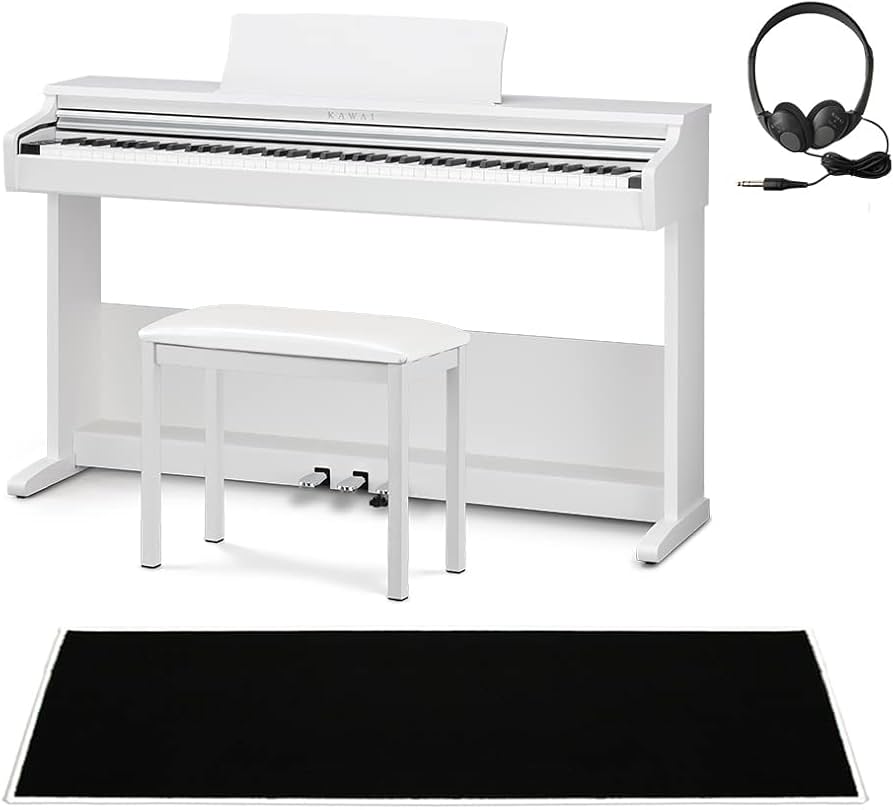 Amazon | KAWAI KDP75W 電子ピアノ 88鍵盤 ブラック遮音カーペット(小