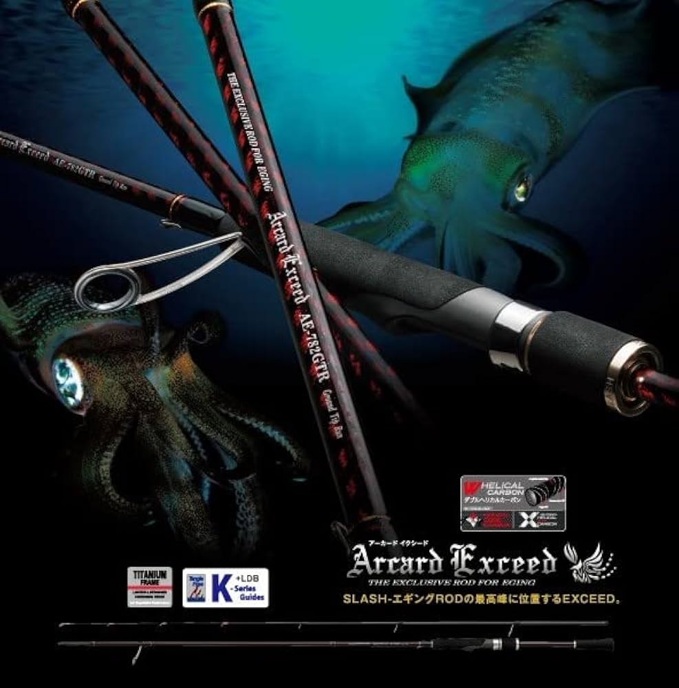Arcand Exceed エギングロッド 専用ケース付き Arcand Exceed エギング