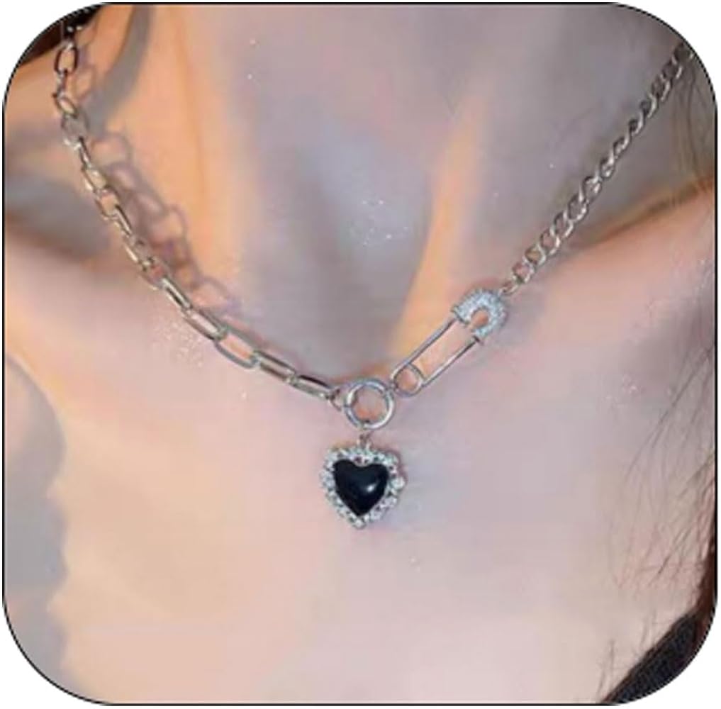 Amazon.com: DANSOAN Safety Pin Necklace Safety Pin Pendant