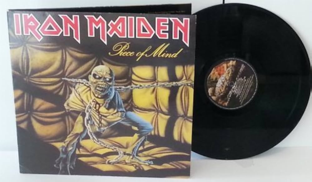 Amazon.com: IRON MAIDEN piece of mind, gatefold sleeve [Vinyl