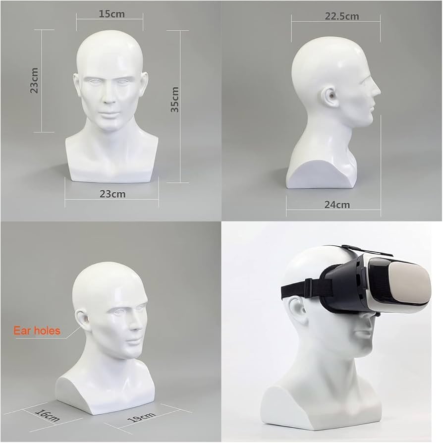 Amazon.co.jp: 男性用マネキン ダミースタンドモデル マネキンヘッド