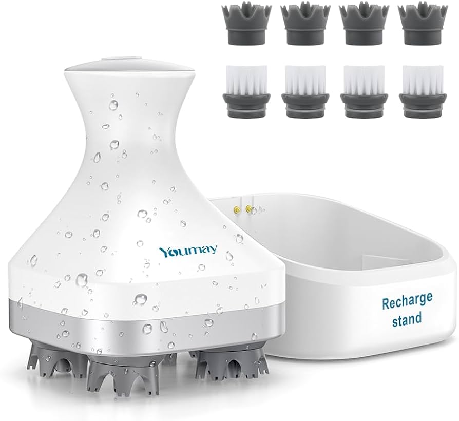 Amazon.co.jp: Youmay 電動ブラシ 水深1mまでのIPX7防水 ワンタッチで