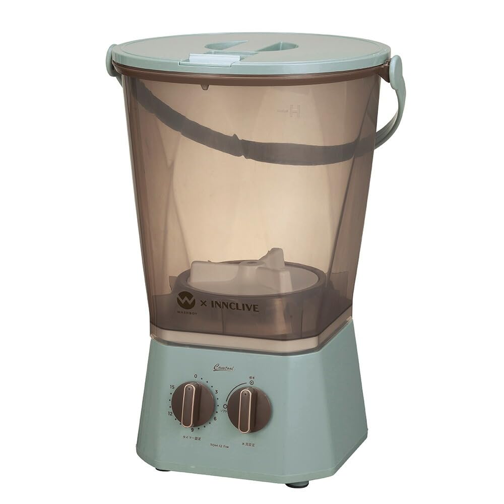 Amazon.co.jp: ウォッシュボーイ×INNCLIVE 小型洗濯機 TOM-12fim