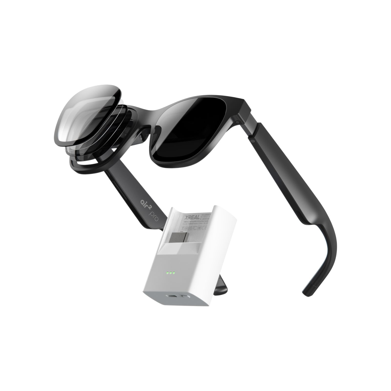 Amazon.com: XREAL Air 2 Pro AR Glasses and Adapter Bundle, The