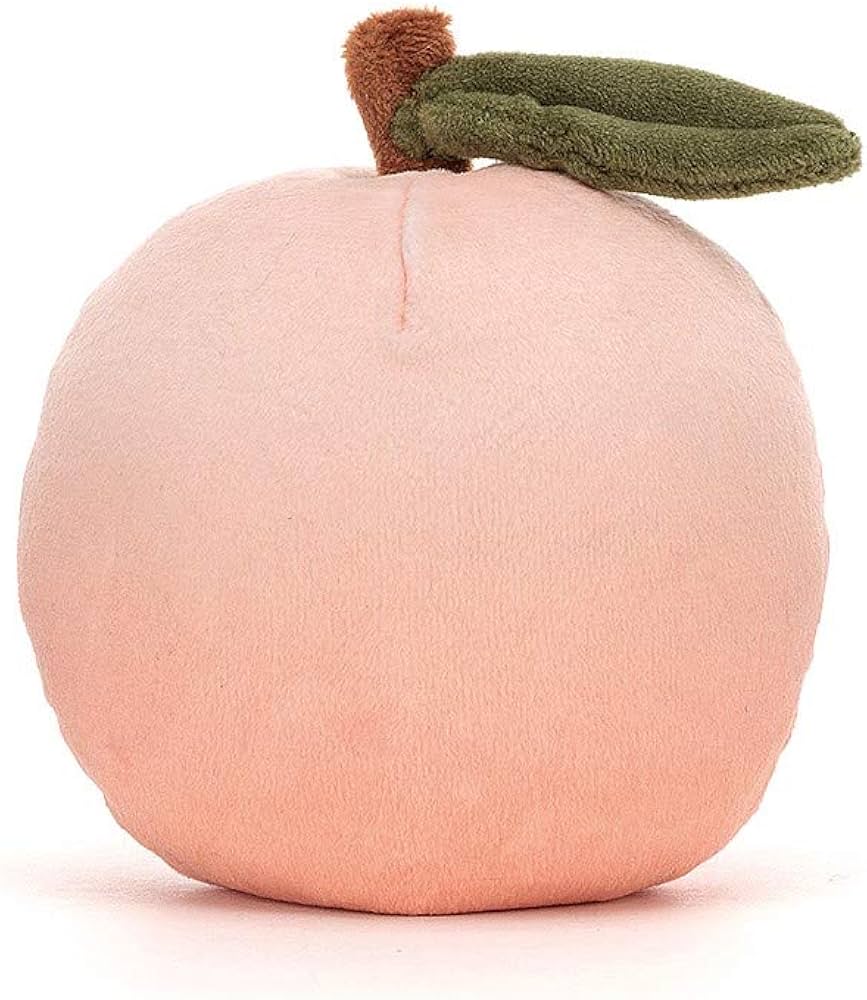 Amazon.co.jp: Jellycat ジェリーキャット 桃 ピーチ ぬいぐるみ