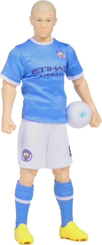 Amazon.com: Sockers - Erling Haaland Figure, Manchester City, 30