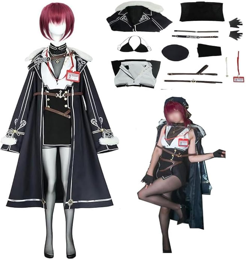 Amazon.co.jp: 宝鐘マリン 社長服 Vtber 海賊 船長 コスチューム