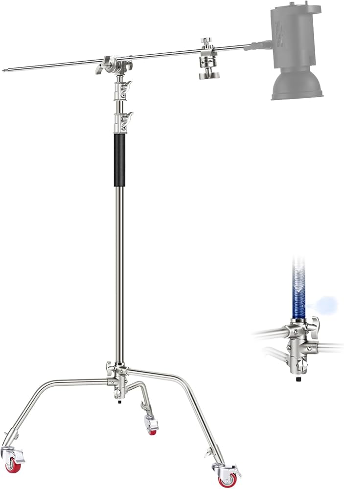 Amazon | NEEWER 重型Cスタンド センチュリースタンド ブームアーム