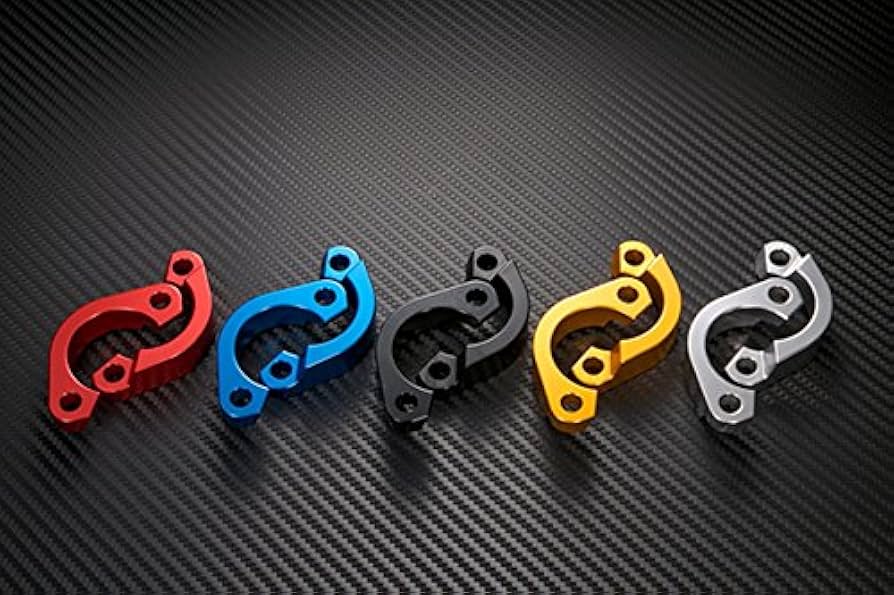 Amazon | U-KANAYA ビレットエキゾーストフランジ アルミ レッド