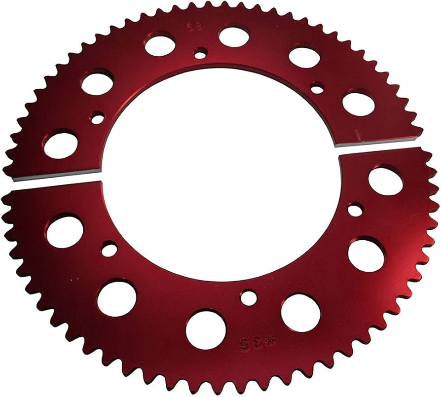 Amazon.com: OMB Warehouse Pit Parts Split Sprocket - 68 Tooth - 35