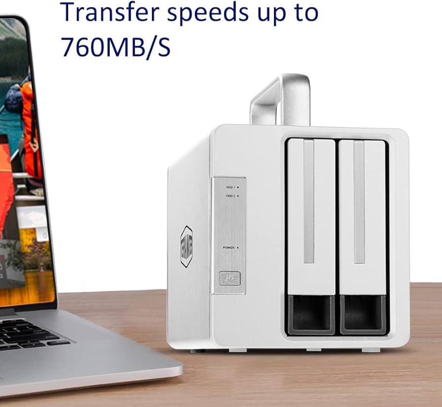 Amazon.co.jp: TERRAMASTER TD2 Thunderbolt3 ストレージ 超高速 大