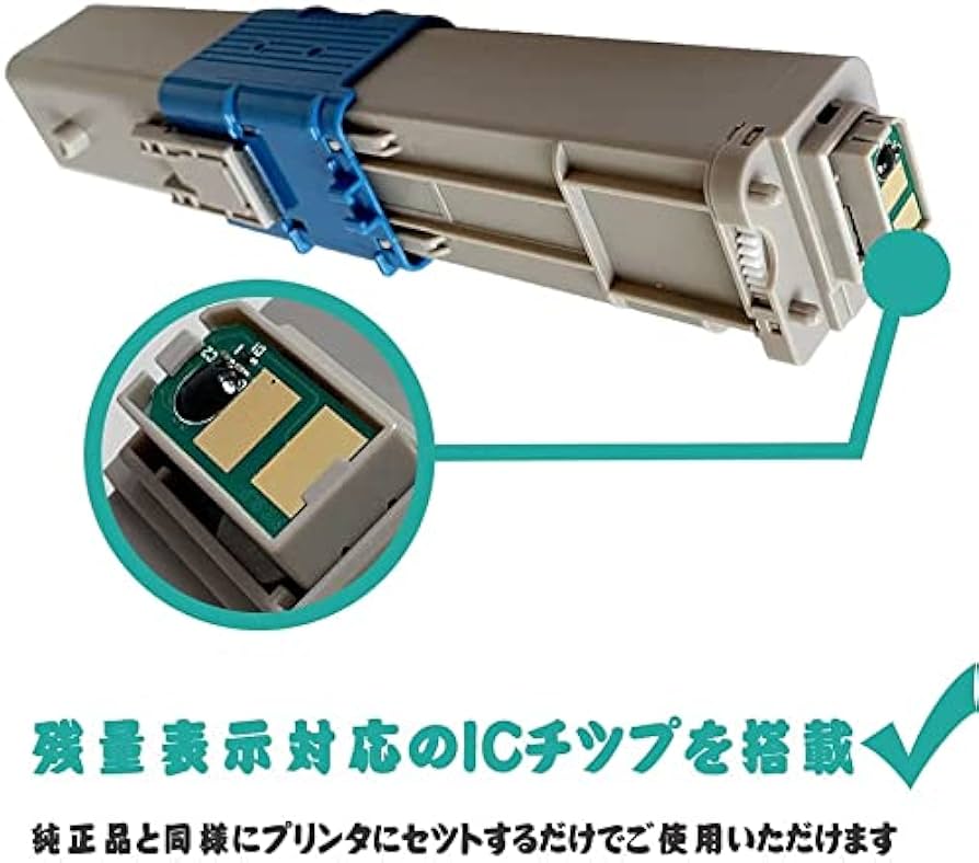 Amazon.co.jp: 【Amazon.co.jp限定】OKI用 TC-C4A TC-C4AK2 ( ブラック