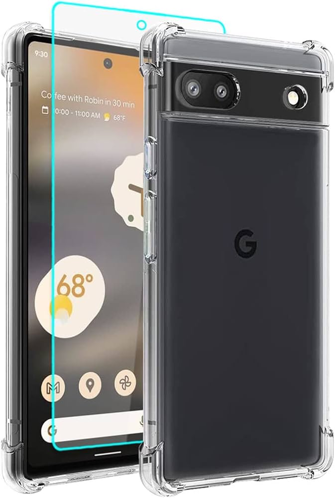 Amazon.com: Google Pixel 6a Case with Screen Protector, Crystal