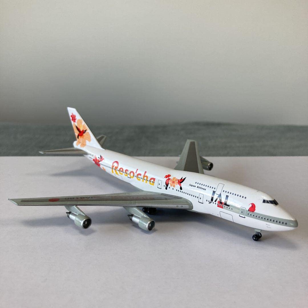 Amazon.co.jp: モデルプレーン 日本航空 JAL B747-300 Resocha 1:400