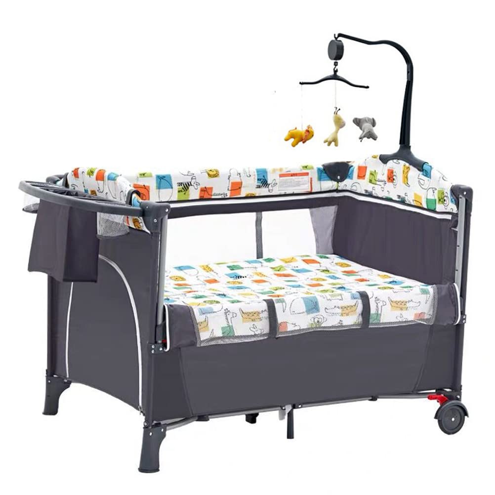 Amazon.co.jp: Wondc ベビーベッド プレイヤード ベビーサークル