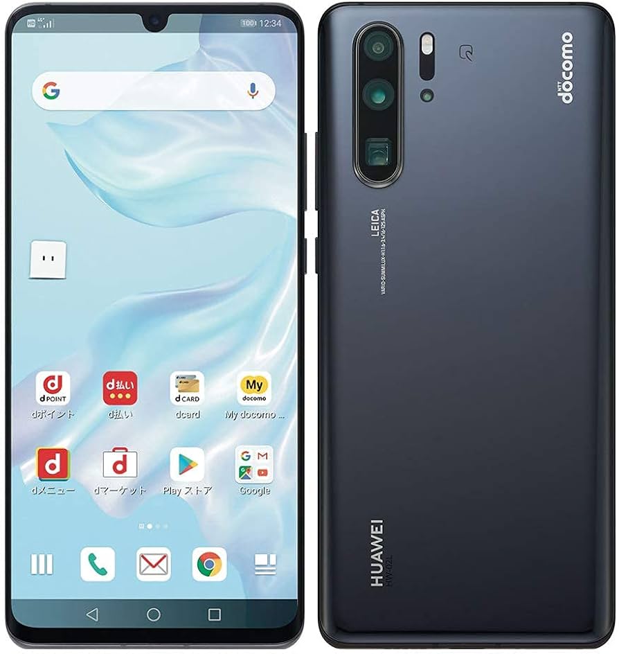 Amazon.co.jp: docomo HUAWEI P30 Pro HW-02L Black White Rom