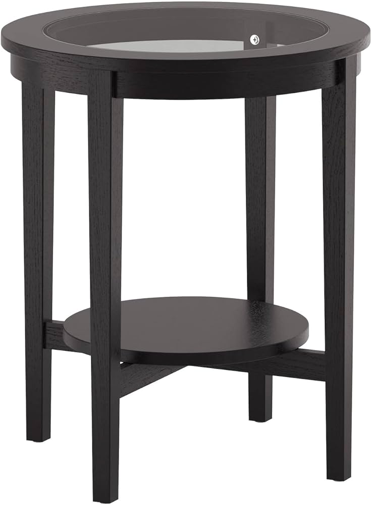 Amazon｜IKEA マルムスタ サイドテーブル ブラック ブラウン 802.611