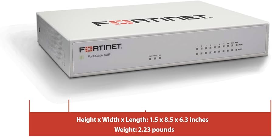 Amazon.com: Fortinet FortiGate 60F Hardware, 36 Month Unified