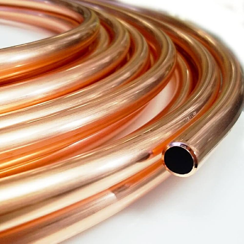 Amazon.co.jp: C1220T-O 銅管軟 外径15.88mm 肉厚1mm 長さ20M コイル