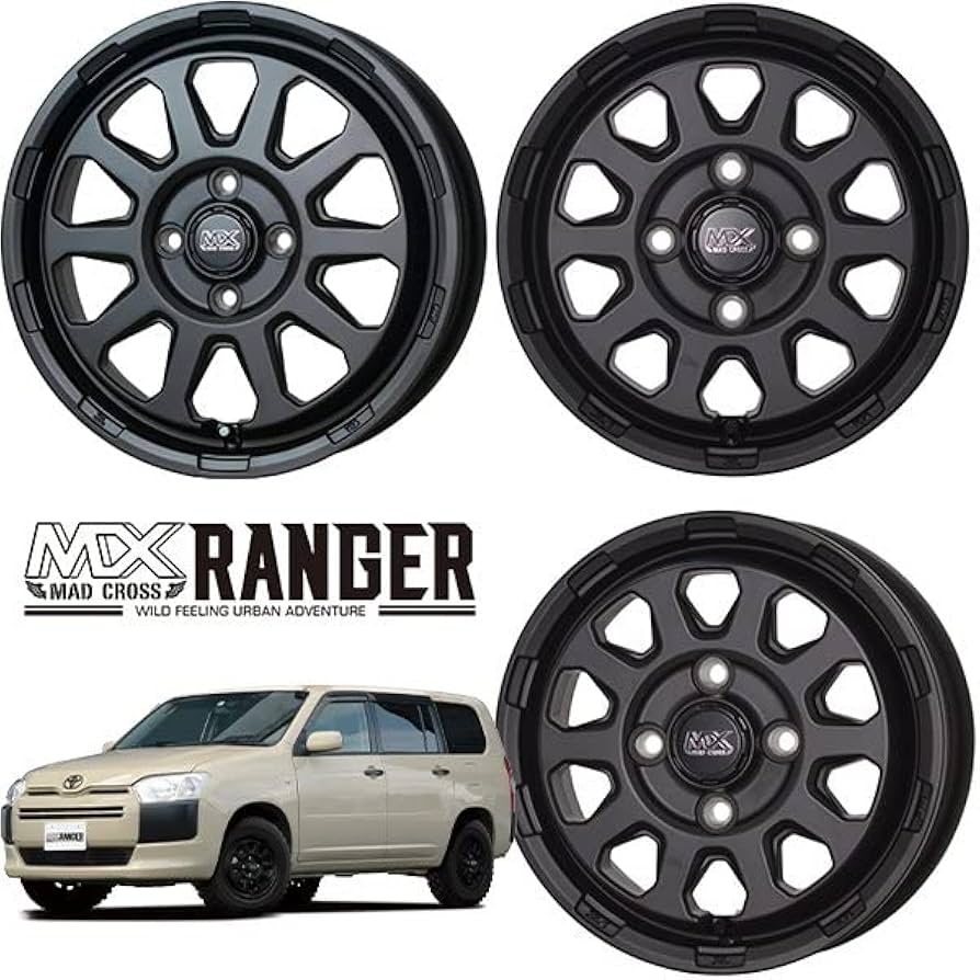 Amazon | 14インチ マッドクロス レンジャー 4.5J+45 4H-100 4本