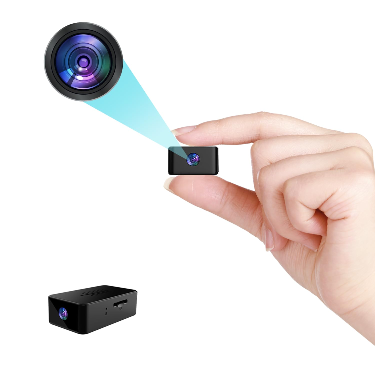 Amazon.co.jp: 小型カメラ 隠しカメラ スパイカメラ 防犯カメラ 超小型