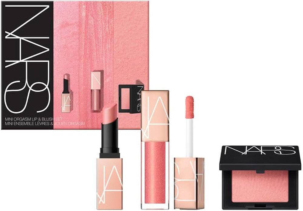 Amazon.com : NARS Mini Orgasm Lip & Blush Set, 3 Piece : Beauty