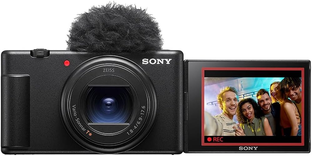 Sony ZV-1 II Vlog Camera for Content Creators and Vloggers,Black