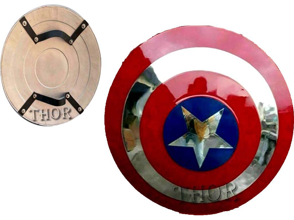 Amazon | 24インチ 収集価値のあるキャプテンアメリカ シールド バトル