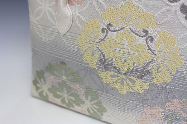 Amazon.co.jp: 特別 京都 西陣織 正絹帯地 使用 利休バッグ お茶席 21