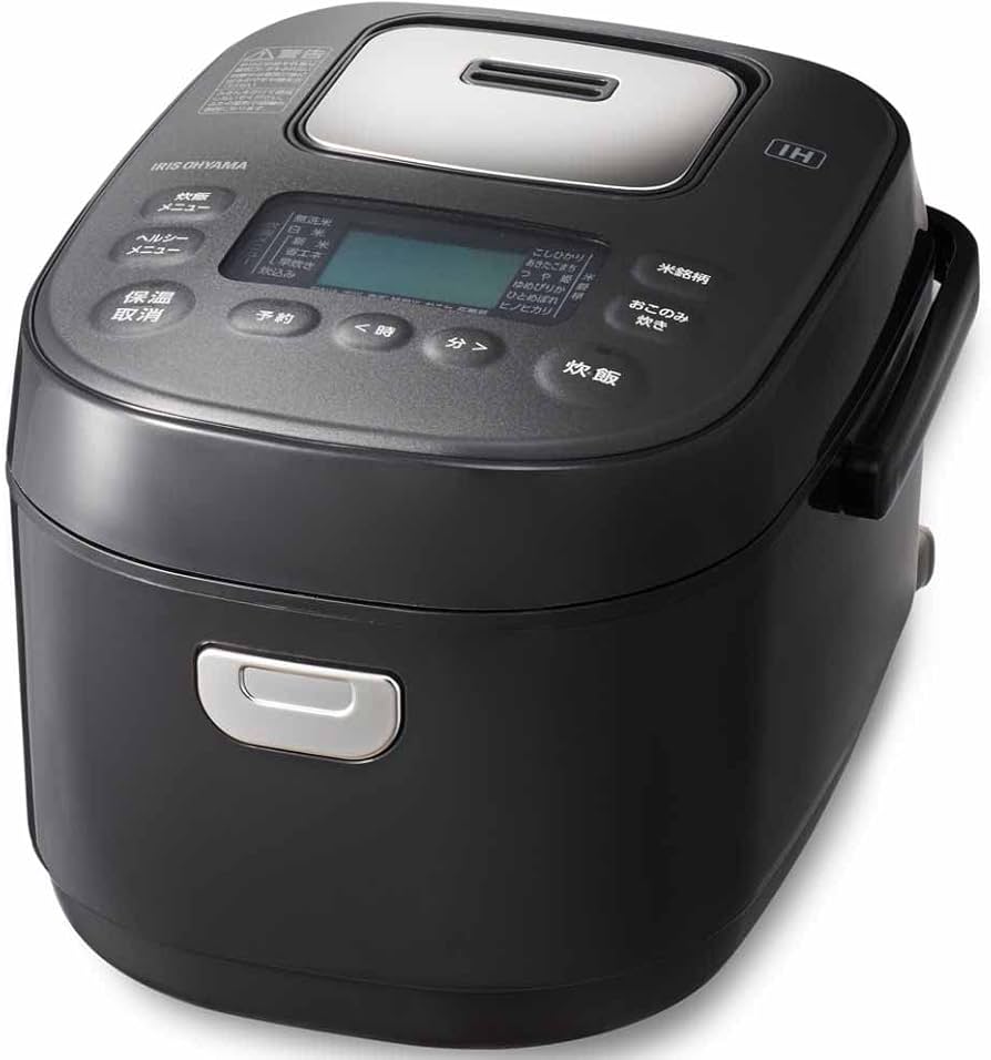 Amazon | アイリスオーヤマ 炊飯器 3合 IH式 50銘柄炊き分け機能 極厚