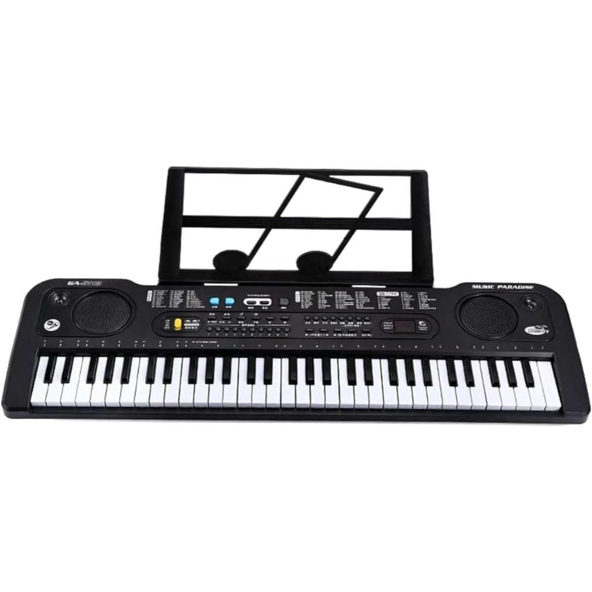 M1953-114-80】光る鍵盤 61鍵電子ピアノ 初心者用 Amazon.co.jp