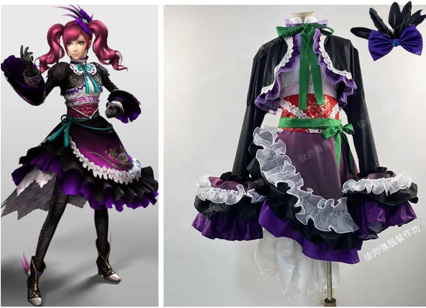 Amazon.co.jp: [ACY] 実物撮影 靴付き戦国無双4 ガラシャコスプレ衣装