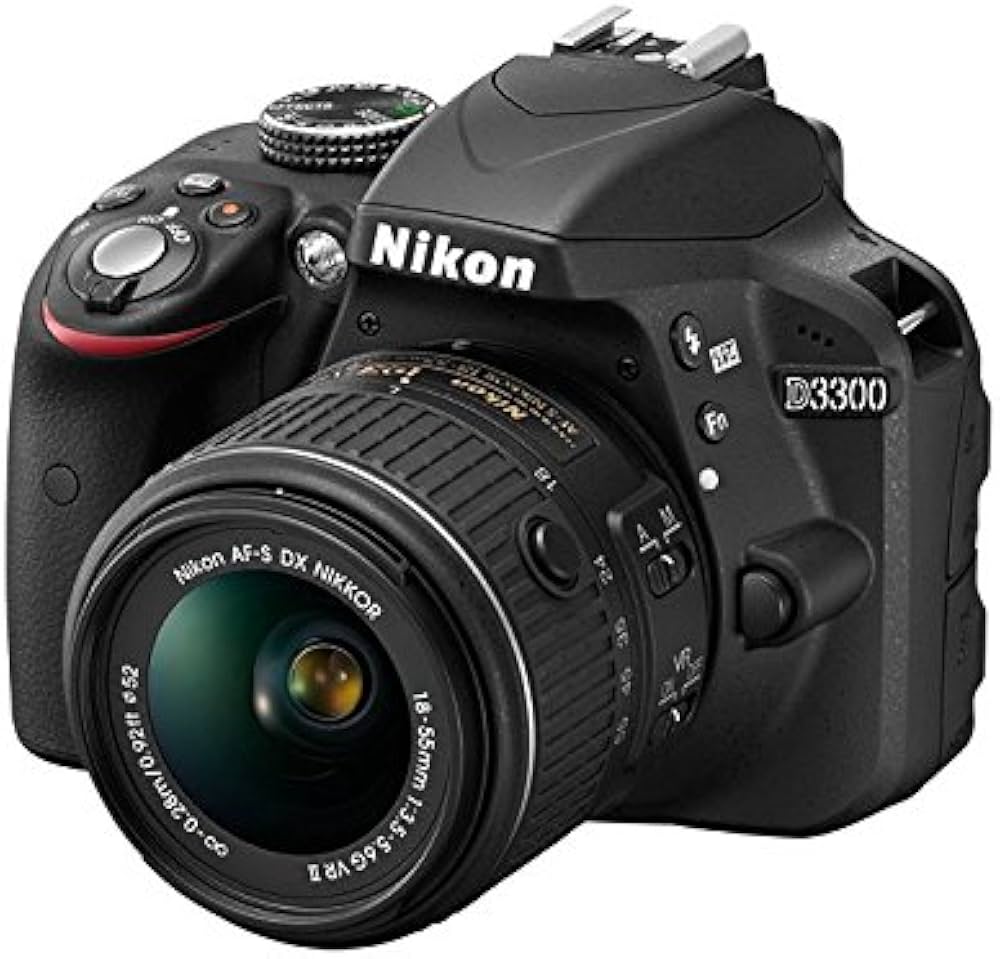 Buy Nikon D3300 24.2MP Digital SLR (Black) + AF-P DX NIKKOR 18