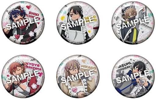 Amazon.co.jp: 桃源暗鬼 ジャージメイドトレーディング缶バッジ 6個