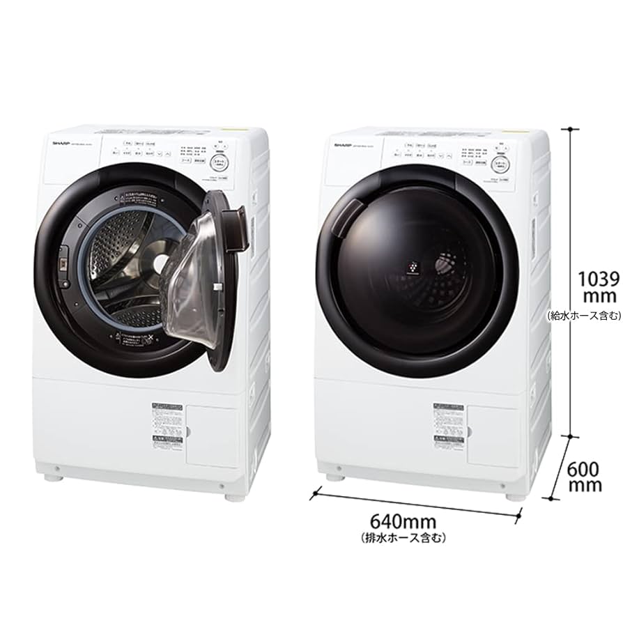 SHARP JUST-SIZE DRUM ES-S7E ドラム式洗濯機本体 SHARP JUST-SIZE