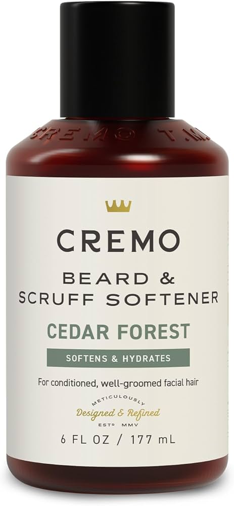 Amazon.com : Cremo Cedar Forest Beard & Scruff Softener, Softens